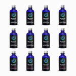 Genuine Terpenes Fruity Sample Pack in blue glass bottles, featuring a handpicked selection of fruit-inspired terpene profiles.