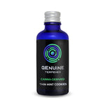 Genuine Terpenes Thin Mint Cookies Canna-Derived Range in a blue glass bottle, offering a sweet, minty, herbal terpene profile.