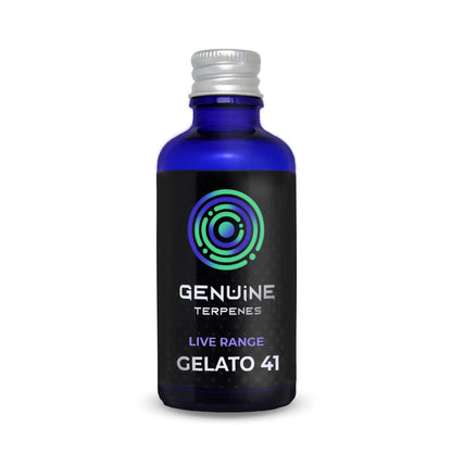 Genuine Terpenes bottle with Gelato 41 flavour terpenes