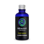 Genuine Terpenes Hubba Bubba in a blue glass bottle, a fruity-led terpene profile with notes of Bubblegum, Strawberry, and Banana.