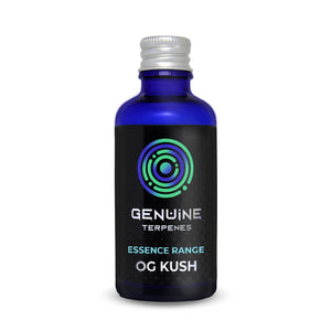 Genuine Terpenes bottle with OG Kush flavour terpenes