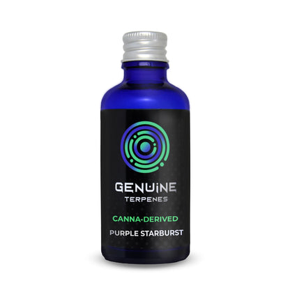 Genuine Terpenes bottle with Purple Stardust canna derived flavour terpenes